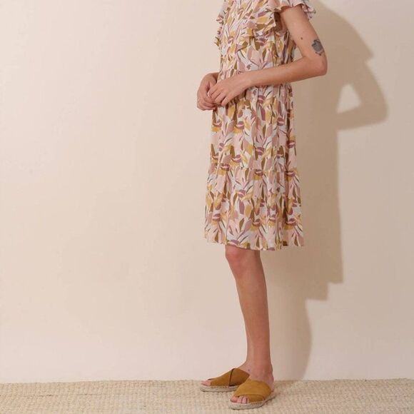 Indi & Cold Samantha Short Leaf Dress - Picture 2 of 8